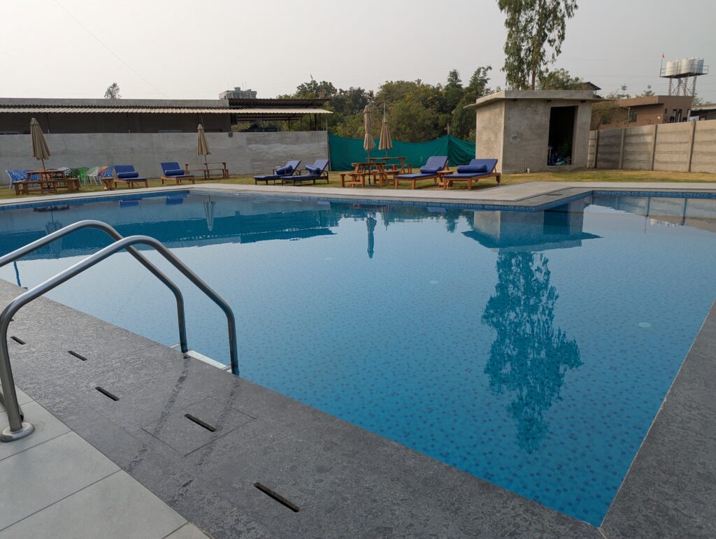 Swimming pool in the hotel