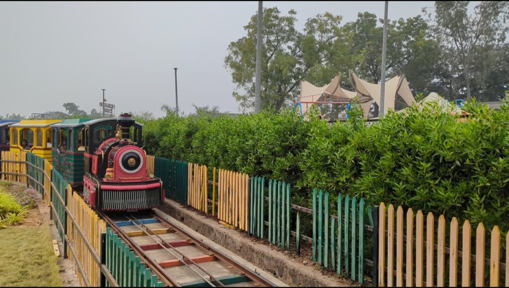Train ride inside Children Nutrition Park