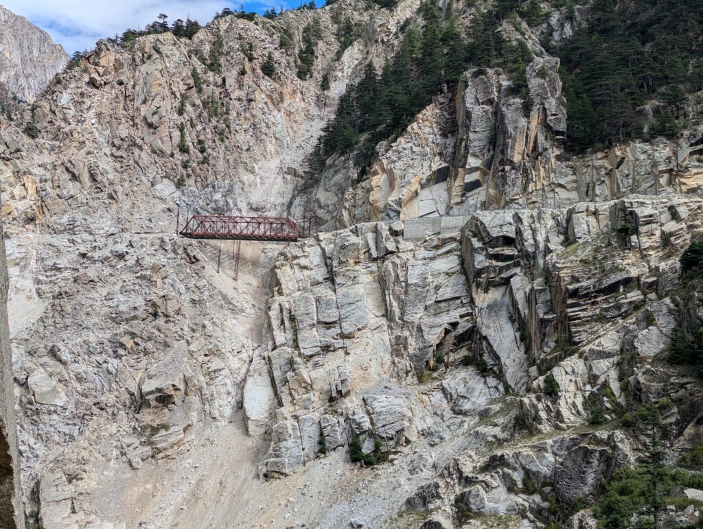 Treacherous roads to Nelong Valley